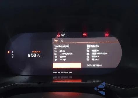 2022 Polestar 2 Long Range Dual Motor z USA, uszkodzony, nr VIN LPSED3KA0NL052549